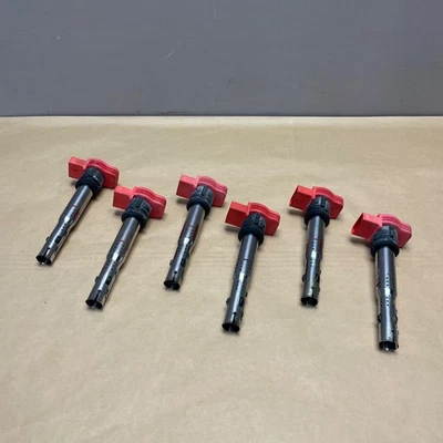 2010-19 AUDI S4 S5 A6 A7 A8 Q5 Q7 3.0L 3.0T IGNITION COIL PACK COILS SET OF 8 - Image 1 of 4