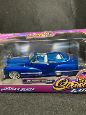 Jada 1947 Cadillac Series 62 Low Rider Spoke Wheels Diecast Model Car 1:24 Rare - Image 1 of 4