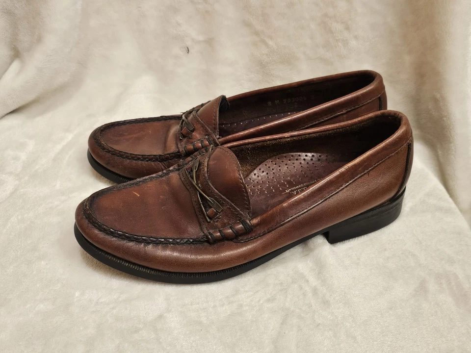 Sebago Penny Loafers Women's Size 8M Brown Shoes USA Made 43-552 Pre-owned  - Image 1 of 4