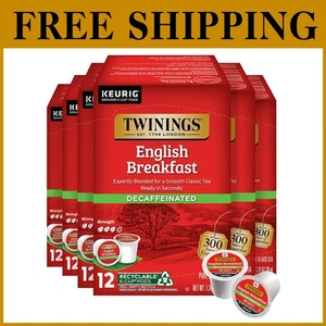 Decaf English Breakfast Tea K-Cups, 72 Count - Picture 1 of 8