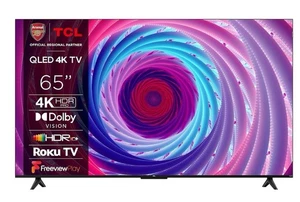 TCL 65RC650K - 4K Ultra HD - SMART QLED TV - with Dolby Vision, HDR10+ & RokuTV - Picture 1 of 3
