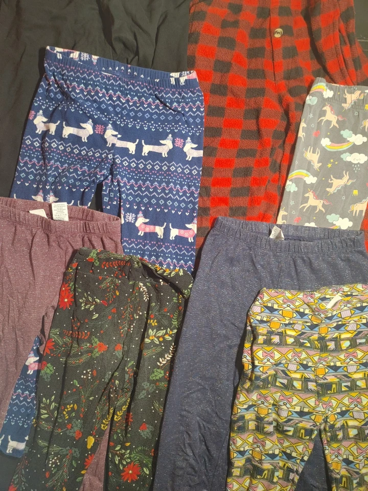 Lote de 8 piezas Pantalones Niñas Talla 8-10 Lularoe Gymboree So Cat And Jack Carter's Lote 47 Foto 1 de 4