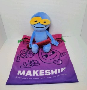Makeship The Blue Guy Plüschtier von Jim EdLee Animation Youtuber Plüsch - NEU! - Bild 1 von 12