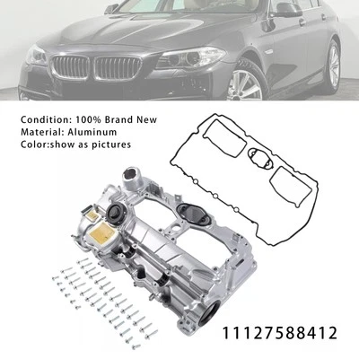 Engine Valve Cover 11127588412 Per BMW N20 T00 F25 320i 328i 528i X3 X5 2.0L Y - Image 1 of 4