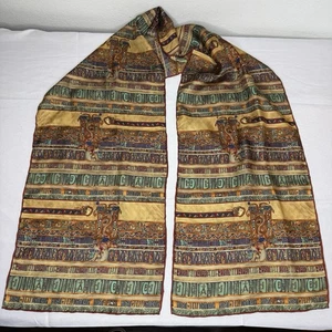 Alynn All Silk Book Of Kells Rectangle Lightweight Scarf Celtic Hand Rolled - Picture 1 of 8