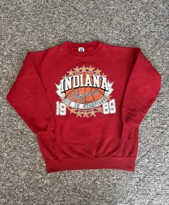 Sudadera De Colección Años 80 Indiana Hoosiers Baloncesto Big 10 Champs Logo 7 XL EE. UU. Foto 1 de 4