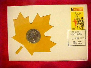 1968 #107 99 COMPANY FIRST DAY FIRST ISSUED CANADIAN 25CENT QUEEN ELIZABETH II - Picture 1 of 4