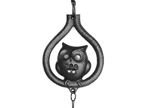 Japanese Furin Wind Chime Bell Iwachu Nambu Cast Iron Temple Bell Owl New F/S - Picture 1 of 2