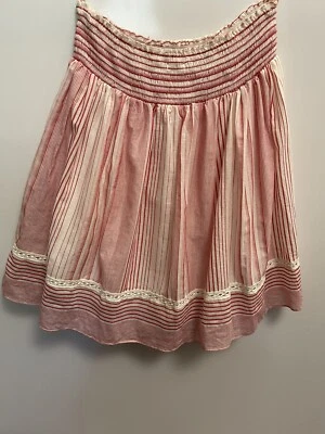 Max Studio Falda Lino Algodón L Rojo Ivo Foto 1 de 4