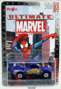 Maisto Chevrolet SSR Ultimate Marvel Spider Man - 0016-1 New NRFP 2002 Blue 1:64 - Picture 1 of 4
