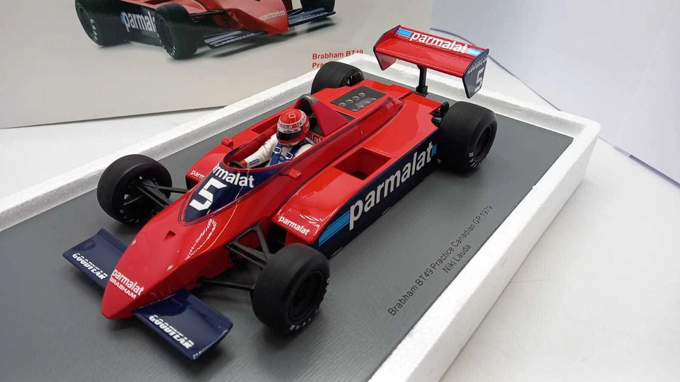 Brabham BT49 Practice Canadian GP 1979 Niki Lauda 18S296 SPARK MODEL - Immagine 1 di 1