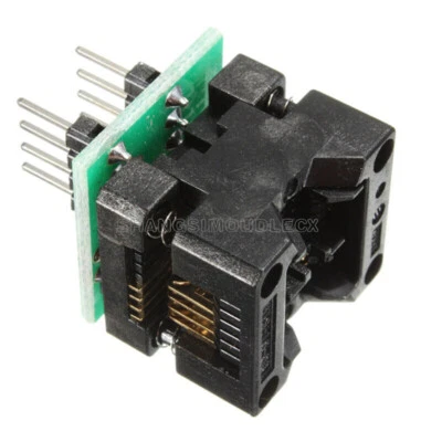 NEW 150mil SOIC8 SOP8 to DIP8 EZ Programmer Adapter Socket Converter Module - Image 1 of 4