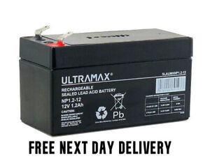 PBQ 1.3-12 12V 1.3Ah Sealed Lead Acid Replacement Ultramax 12v 1.2Ah Battery