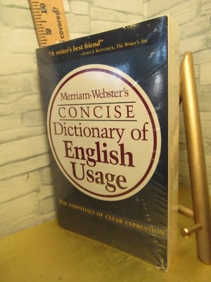 Merriam Webster's Concise Dictionary of English Usage/Paperback/ In  SHRINK WRAP - Image 1 of 2