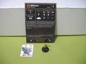 =Axis & Allies Miniatures COUNTEROFFENSIVE DAK Infantry with card 29/50= - Picture 1 of 1