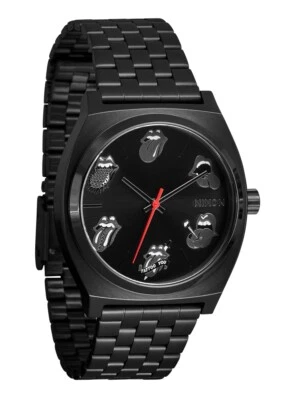 RARO!!! Reloj Nixon Rolling Stones Time Teller todo negro A1356-001-00 Foto 1 de 4