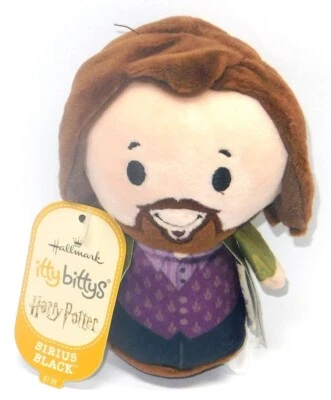¡Figura de peluche negra Hallmark Itty Bittys Bitty Harry Potter Sirius! Foto 1 de 2