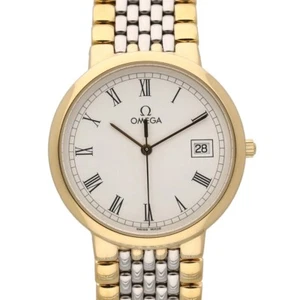 Omega De Ville Classic Gents Size 33mm Steel & Gold Quartz Bracelet Watch - Picture 1 of 6