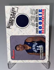 2004-05 Bowman Draft Rookie Registration Jerseys Andre Emmett RC Rookie #ROR-AE - Picture 1 of 4