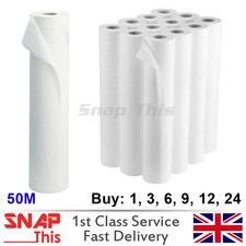 Couch Bed Cover ROLL Paper 20" 50M WHITE Hygiene GP Beauty Salon Massage Table