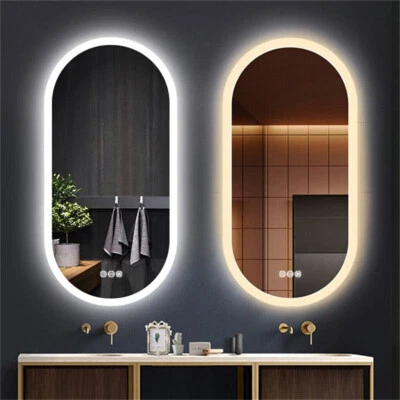 Energy Efficient Illuminated LED Bathroom Mirror 3 Lights Anti-fog Vanity Mirror - Image 1 of 4