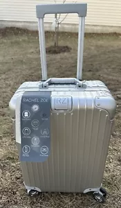 NWT Limited Edition Designer Aluminum Carry On Suitcase RZ 21"x14"x8" - Picture 1 of 18
