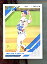 2019 Donruss Baseball Walker Buehler Season Stat Line #133 /262 Dodgers