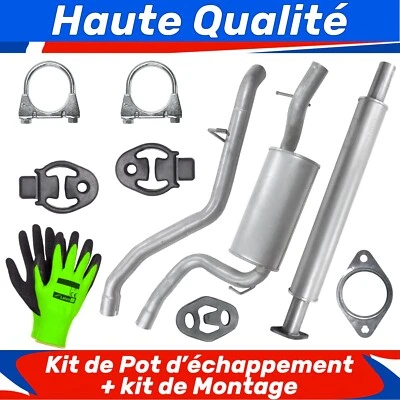 Kit de pot d'échappement pour Ford Focus II 2 MK2 Break 2.0 TDCi (2004-07/2011) - Photo 1/4