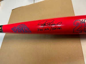 Texas Rangers Rafael Palmeiro con 569 HRS Murciélago Cooperstown Inscrito Jsa!¡! - Imagen 1 de 3