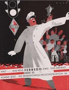 Ferbedo Werbeblatt zur 1. oder 2. Deutsche Spielwarenfachmesse in Nürnberg A4 - Picture 1 of 2