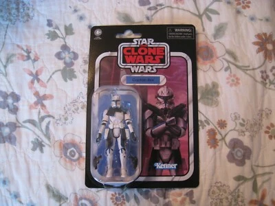 NUEVA FIGURA CARDADA STAR WARS VINTAGE COLECCIÓN VC182 THE CLONE WARS CAPITÁN REX Foto 1 de 2