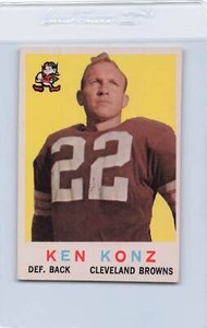1959 Topps #54 Ken Konz Browns EX/MT *DA9822