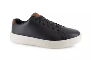 Cole Haan Grand+ Court Men's Casual Shoes C39621 Black/Ivory Leather Oxford NEW - Picture 1 of 12