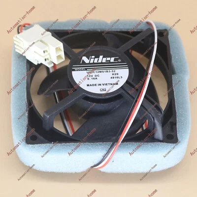 Nidec U92C12MS1B3-52 12V 0.16A fan For Samsung Refrigerator Fan#XR - Image 1 of 4