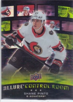 2021/22 ALLURE..SHANE PINTO..CONTROL ROOM..GREEN RAINBOW..ROOKIE../99..SENATORS - Image 1 of 2