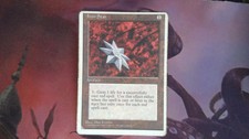 1X Iron Star Fourth Edition SEE PICTURES MISCUT MTG CARD