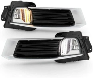 Luces antiniebla LED DRL para interruptor trasero Cadillac XTS 18-19 lámparas de choque con señal de giro - Imagen 1 de 7