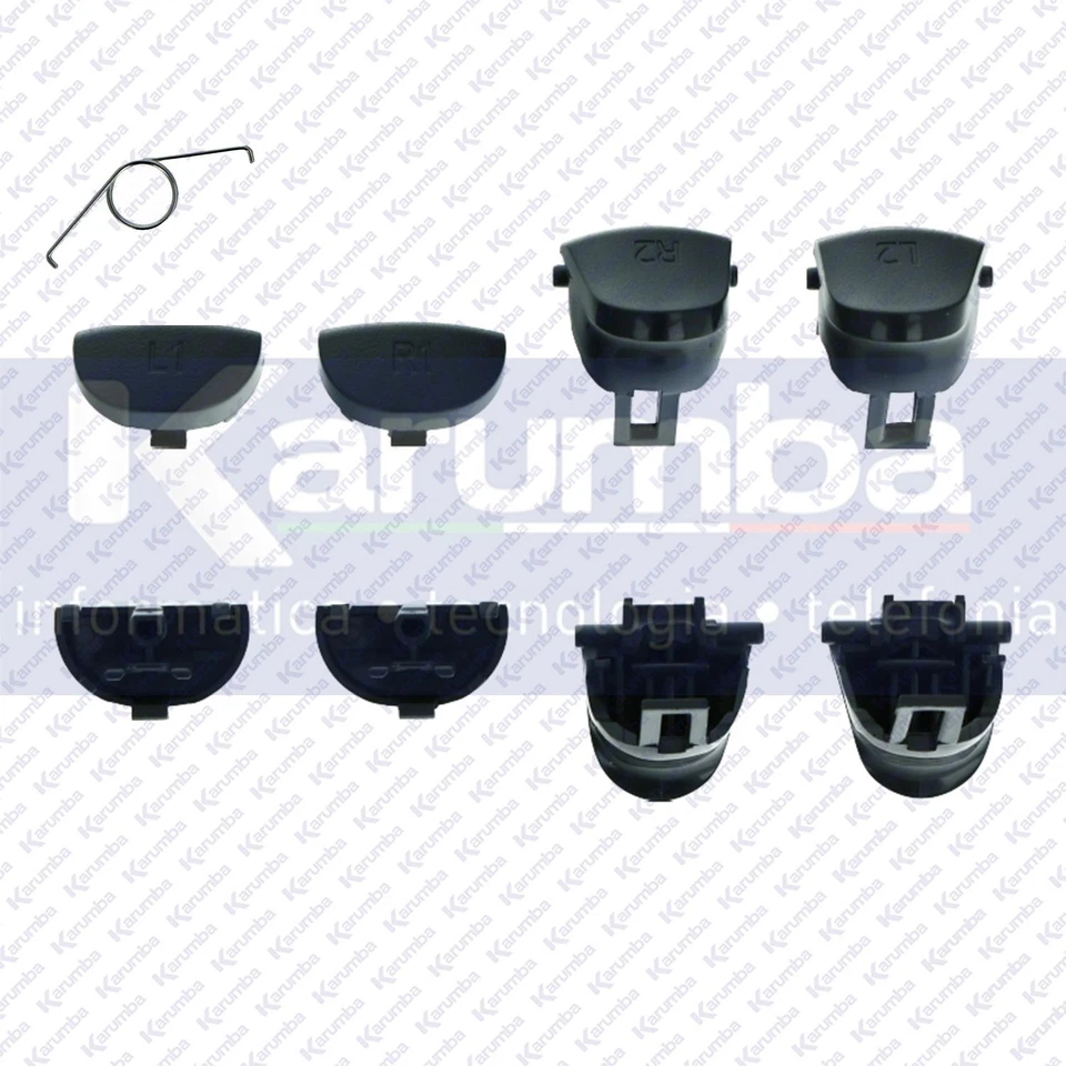 KIT TASTI L1 R1 L2 R2 PS4 JOYSTICK JDS-040 TRIGGER PLAYSTATION 4 CONTROLLER - Immagine 1 di 1
