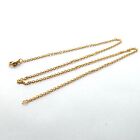 1.5mm-3mm Stainless Steel Silver Gold Black Rolo Link Chain Necklace Wholesale