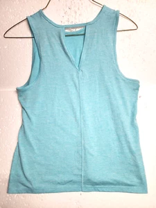 Ideology Top Womens XL Blue Teal Sleeveless Athletic Breathable Activewear - Picture 1 of 15