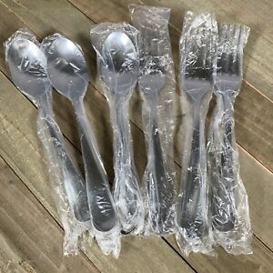 Cambridge Flatware Dinner Fork Soup Spoon Stainless Glossy 6 Piece