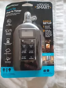 myTouchSmart Timer Digitale Plug-In Interno/Esterno Nero - Foto 1 di 2