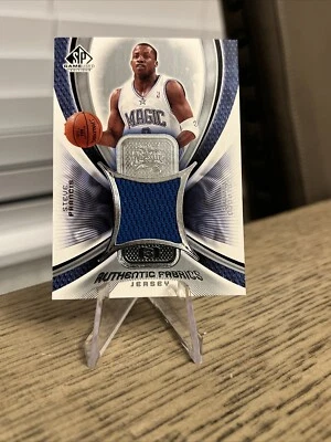 2005-06 SP Game Used Authentic Fabrics #AF-SF Steve Francis Jersey Blue SP 🔥 - Image 1 of 2