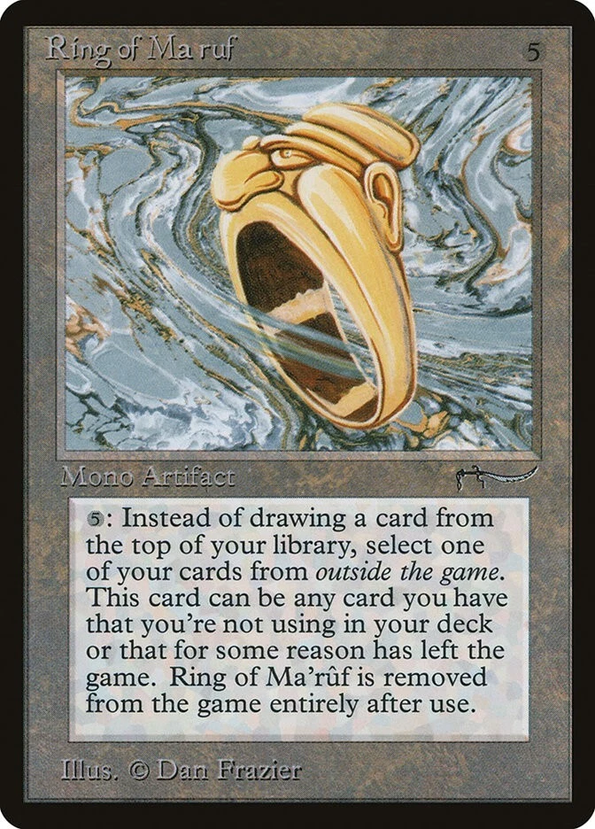 MTG Ring of Ma'ruf Arabian Nights Magic the Gathering - Image 1 of 1