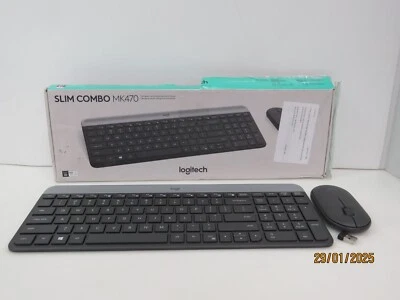 Logitech MK470 Slim Wireless Keyboard Mouse Combo Modern Compact Layout [CP184] - Image 1 of 4