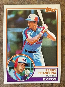 1983 Topps #267 Terry Francona - Montreal Expos - Picture 1 of 2
