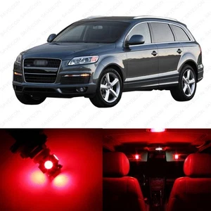 Paquete de 16 luces interiores LED rojas para Audi Q7 2007-2009 + herramienta de palanca - Imagen 1 de 8