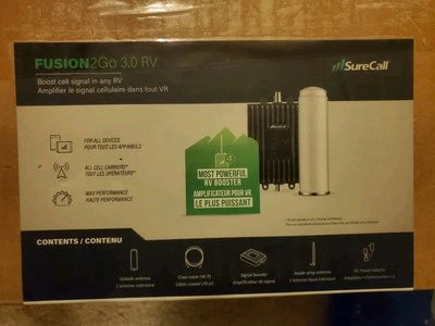 RV SureCall Fusion2Go 3.0 RV Signal Boost - Large Vehicle, Motorhome, Vehicle  - Image 1 of 4