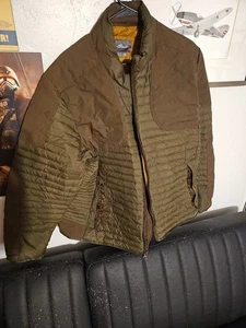 EDDIE BAUER Stormdown 700 Fill Field Jacket Men’s XL Green Brown Puffer Hunting - Picture 1 of 2