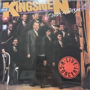 SEALED LP Southern Gospel Kingsmen Quartet "Better In Person" Live Concert 1985 - Imagen 1 de 2